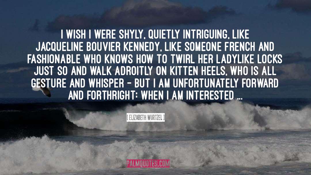 Ladylike quotes by Elizabeth Wurtzel