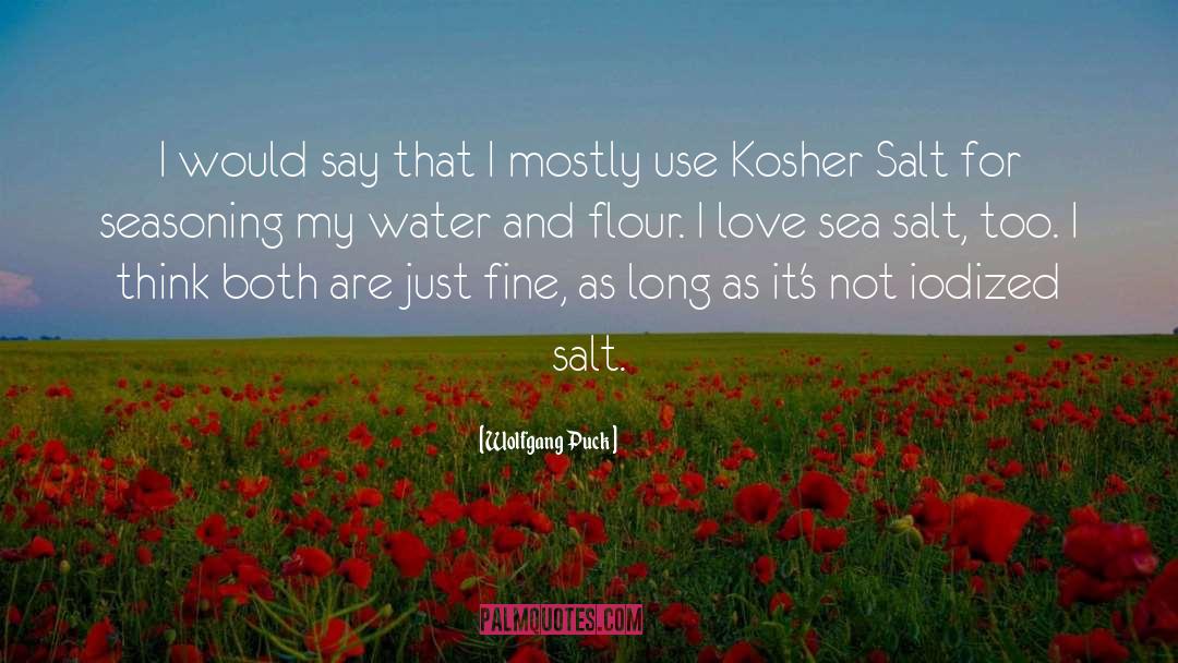Laesa Salt quotes by Wolfgang Puck