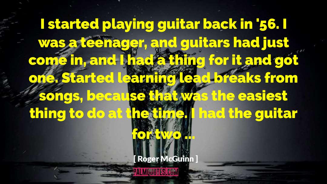 Lafari Guitars quotes by Roger McGuinn