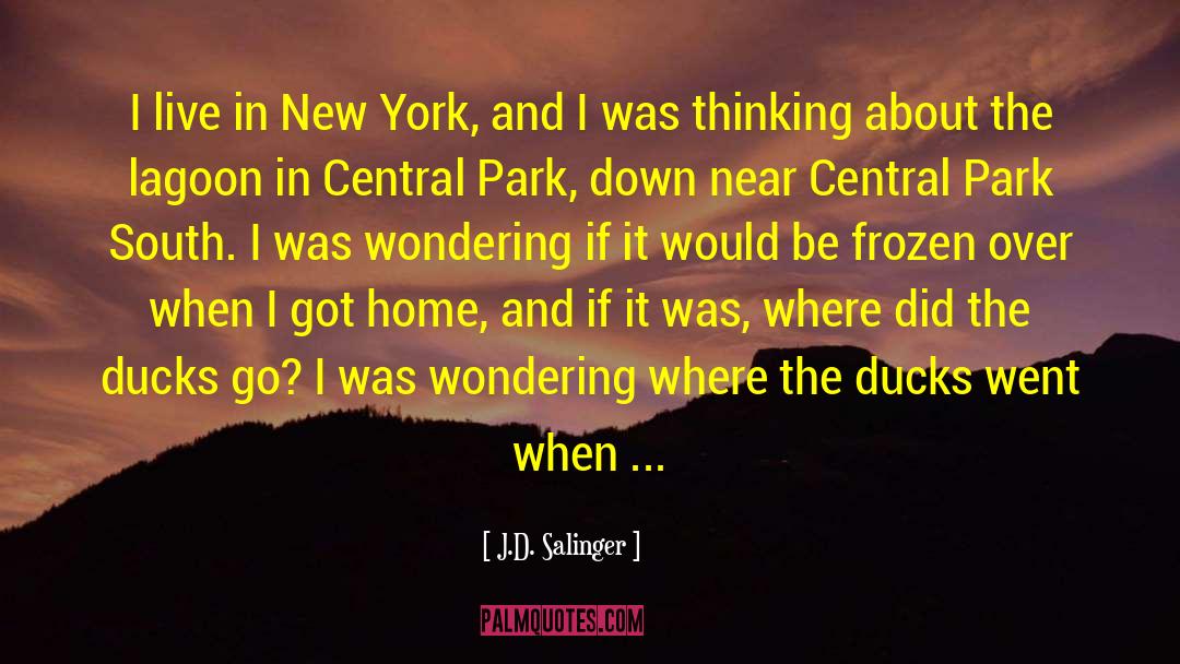 Lagoons quotes by J.D. Salinger