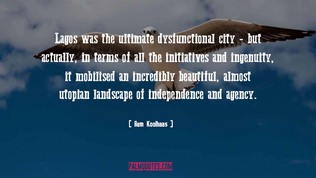 Lagos quotes by Rem Koolhaas