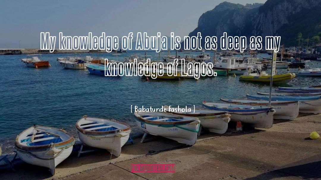 Lagos quotes by Babatunde Fashola