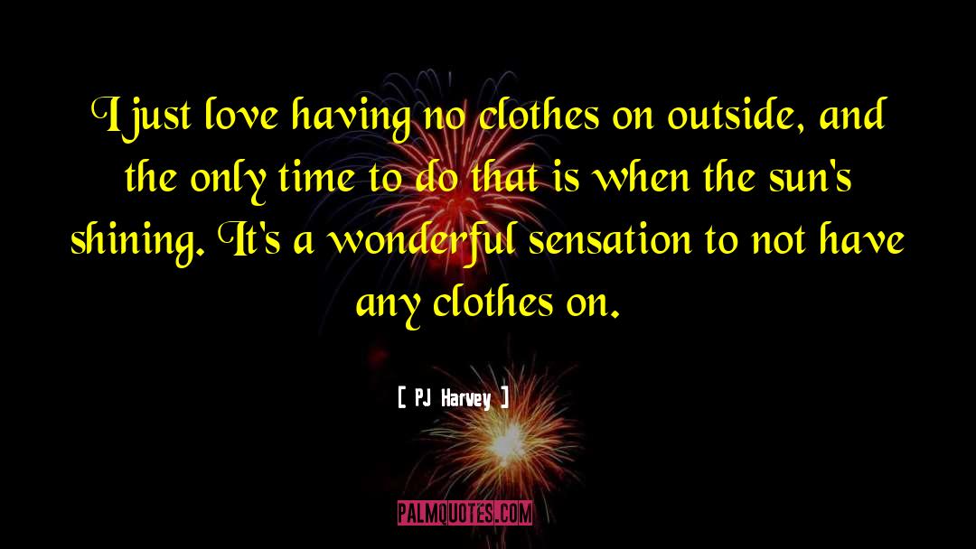 Laguerta Clothes quotes by PJ Harvey