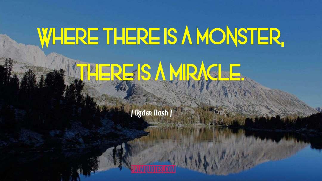 Lake Monster quotes by Ogden Nash