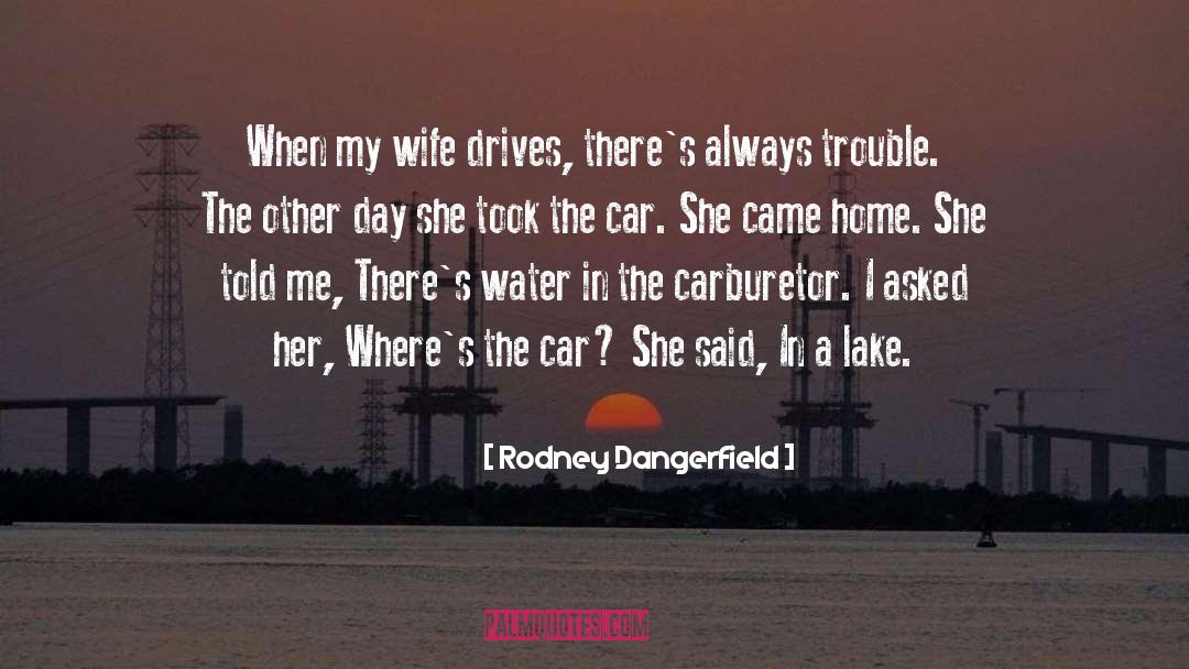 Lake quotes by Rodney Dangerfield