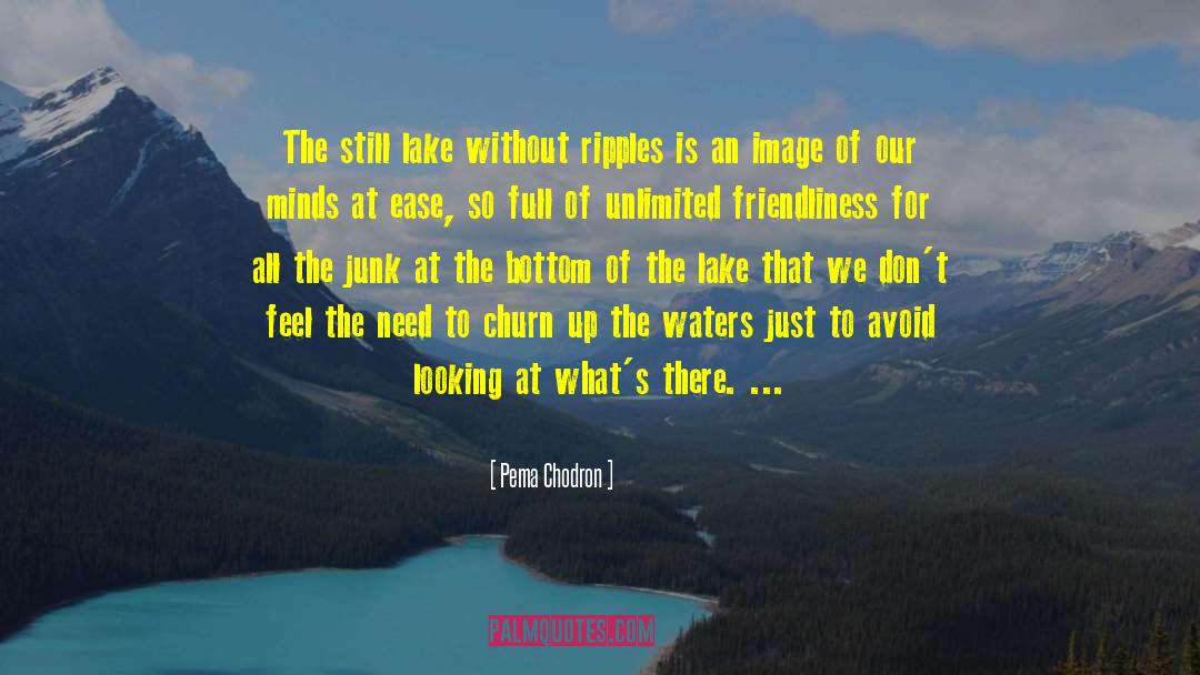 Lake Wobegon quotes by Pema Chodron