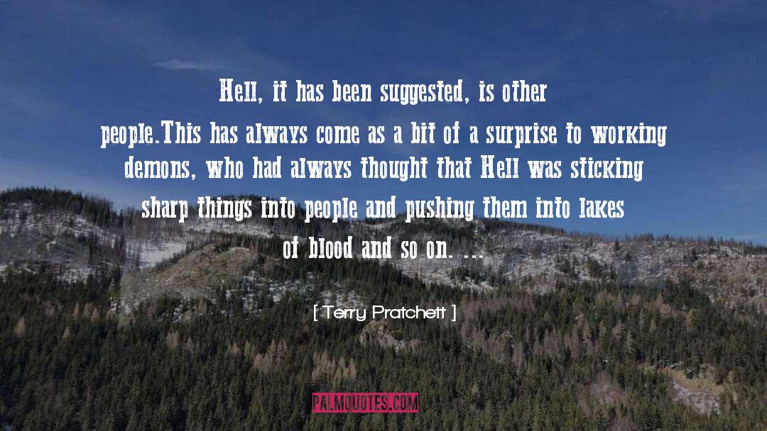 Lakes Of Blood quotes by Terry Pratchett