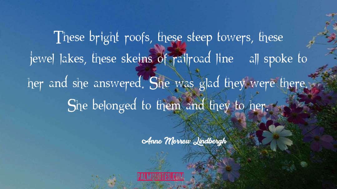 Lakes quotes by Anne Morrow Lindbergh