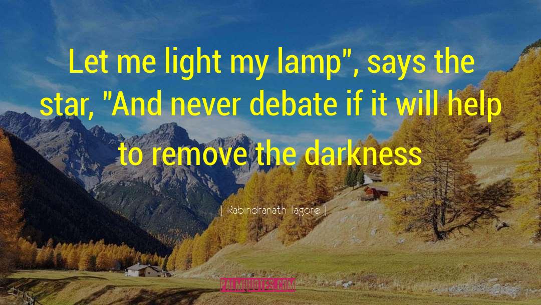 Lallemant Lamp quotes by Rabindranath Tagore