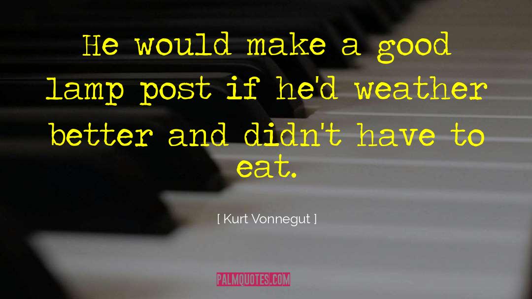 Lallemant Lamp quotes by Kurt Vonnegut