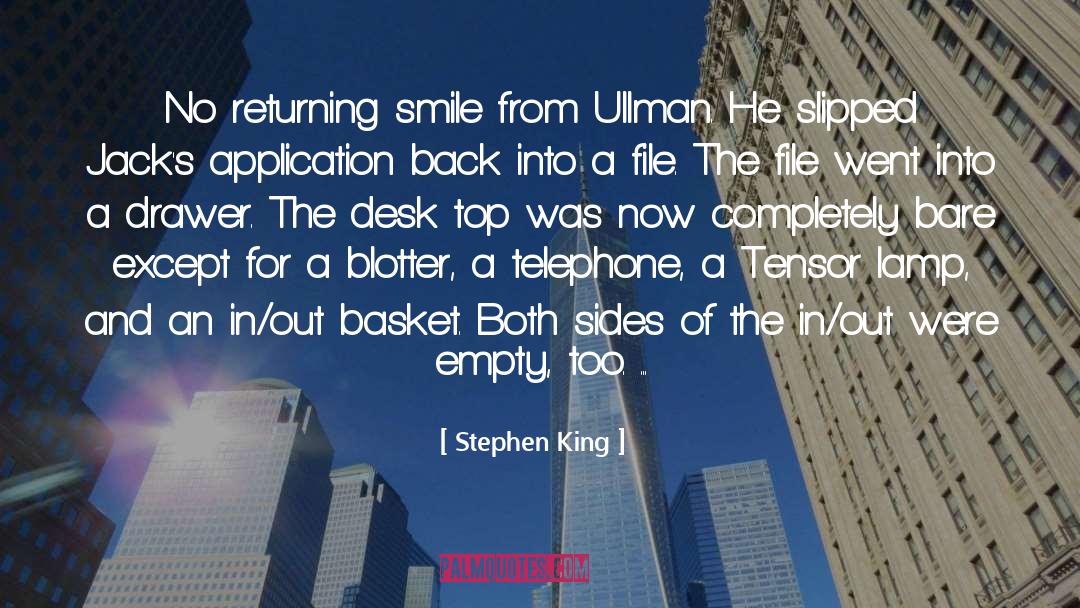 Lallemant Lamp quotes by Stephen King