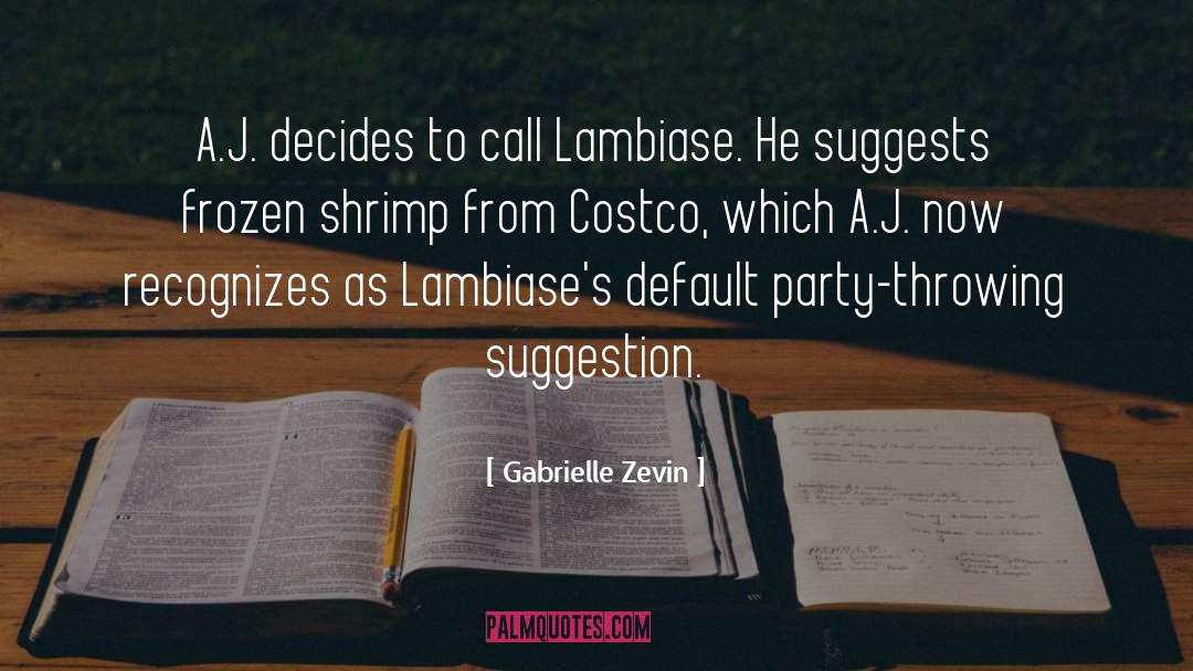 Lambiase quotes by Gabrielle Zevin