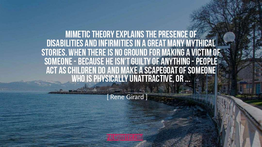 Lame quotes by Rene Girard