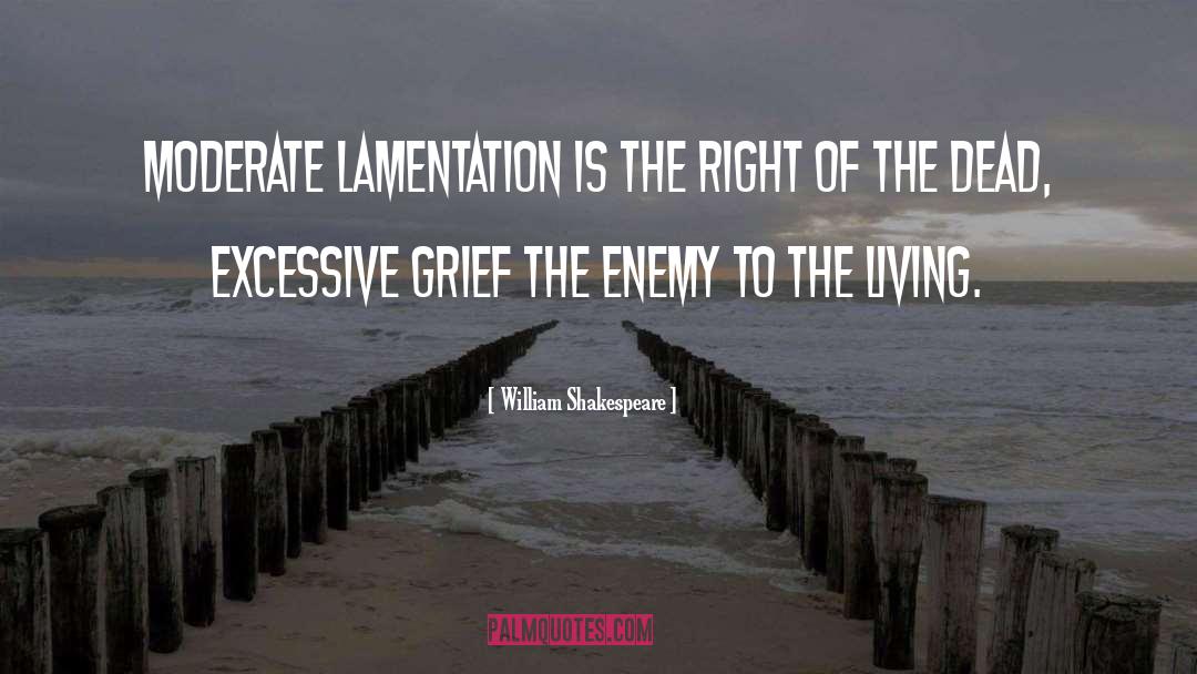 Lamentation quotes by William Shakespeare