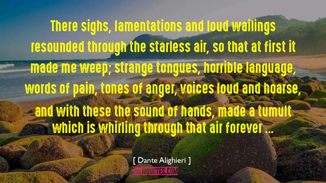 Lamentations quotes by Dante Alighieri