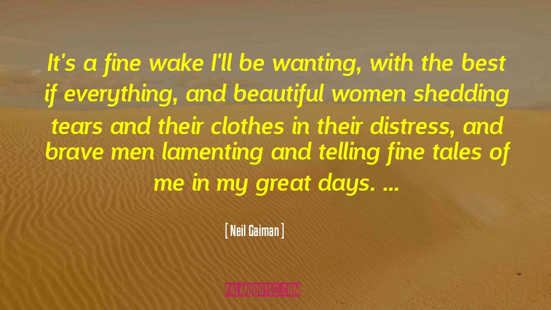 Lamenting quotes by Neil Gaiman