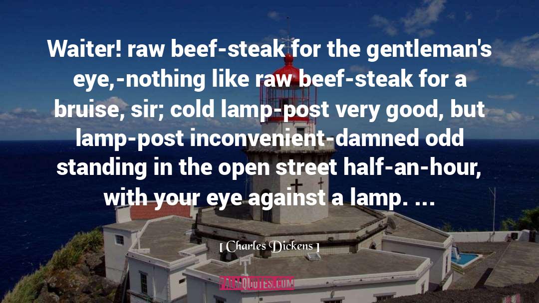 Lamp quotes by Charles Dickens