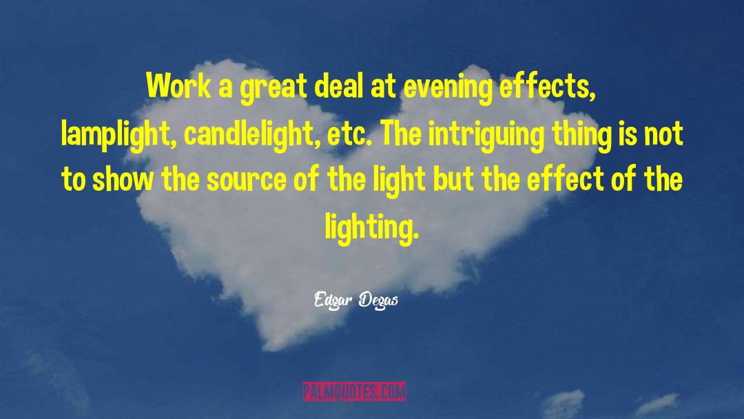 Lamplight quotes by Edgar Degas