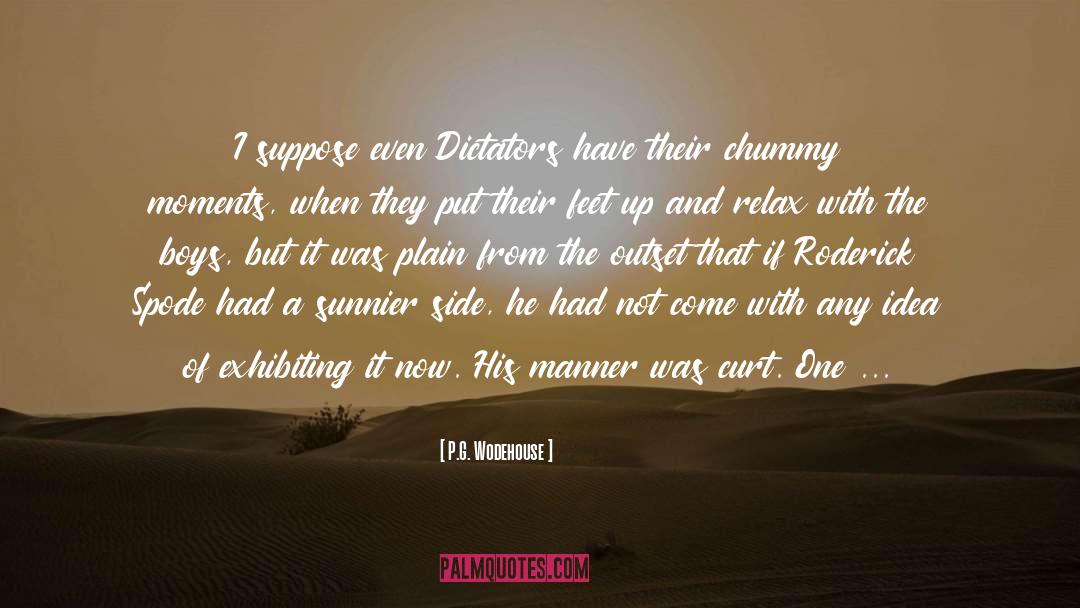 Lamplighter The Boys quotes by P.G. Wodehouse