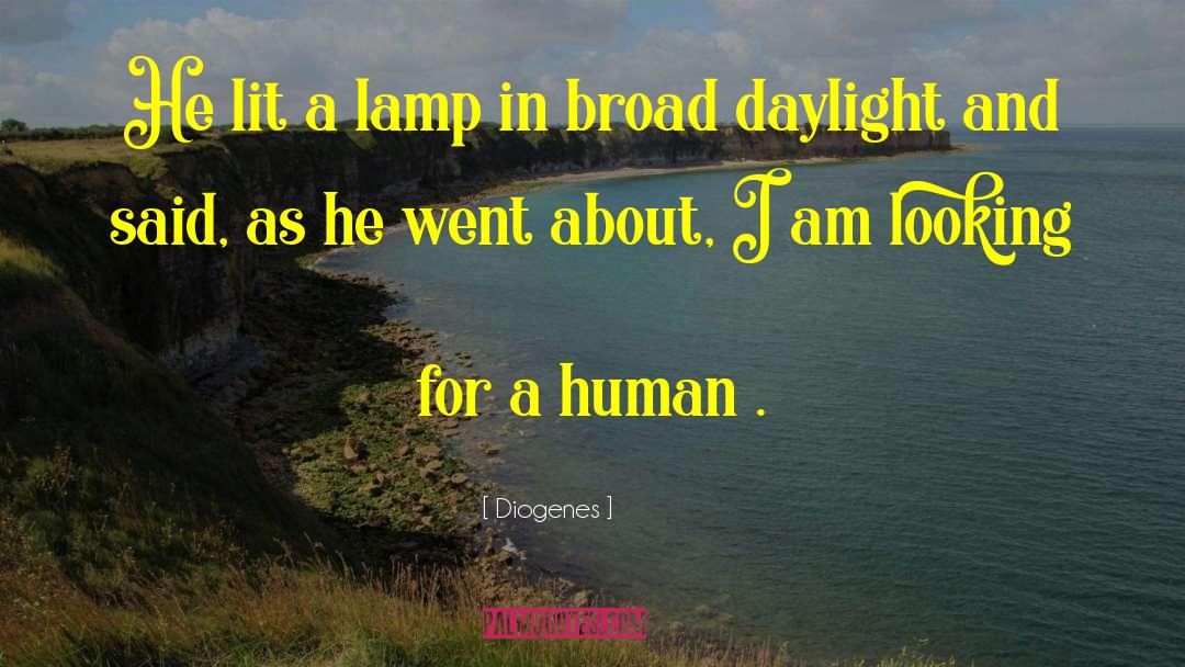 Lamps quotes by Diogenes