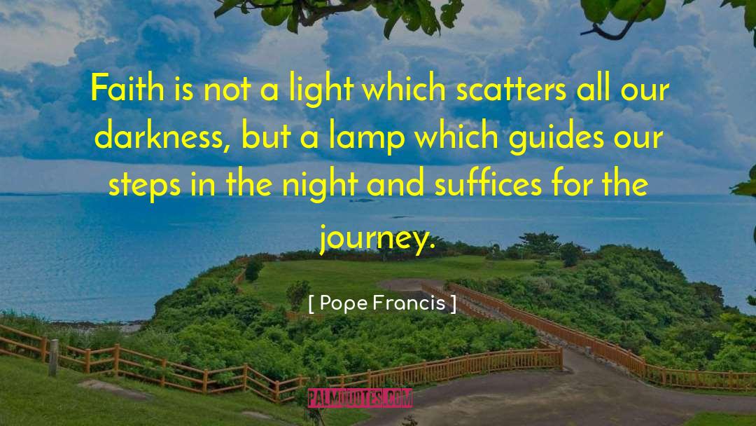 Lamps quotes by Pope Francis