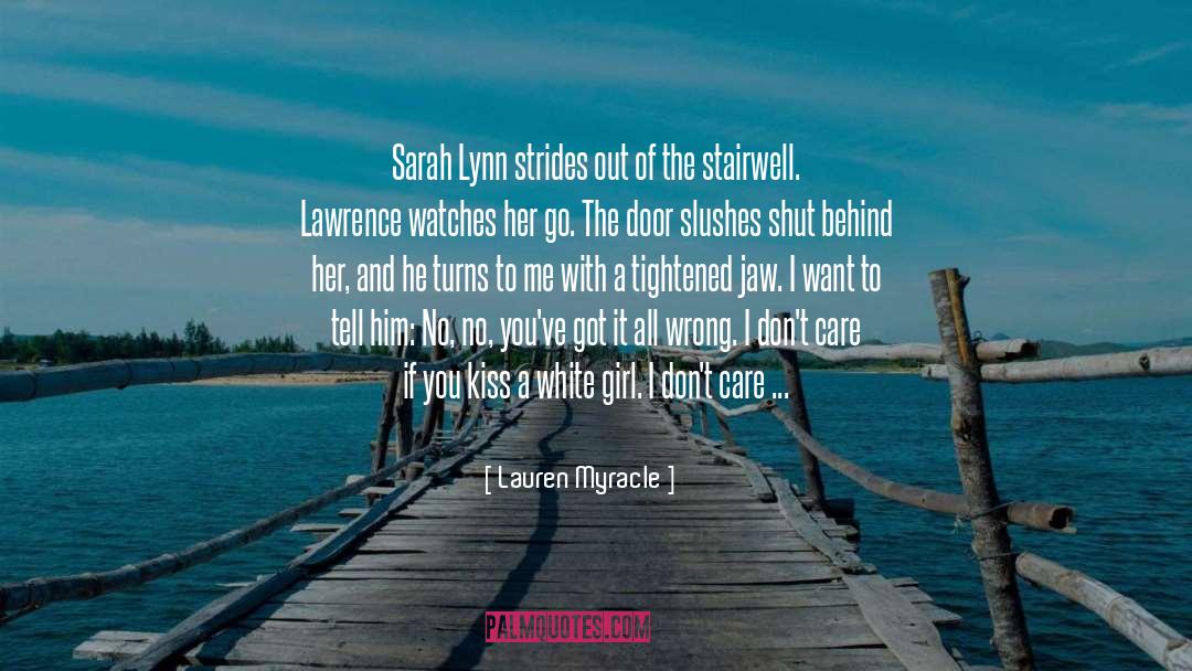 Lancaster quotes by Lauren Myracle