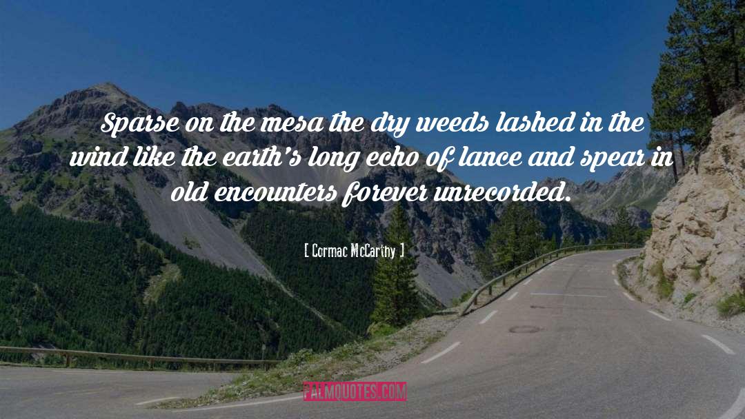 Lance quotes by Cormac McCarthy