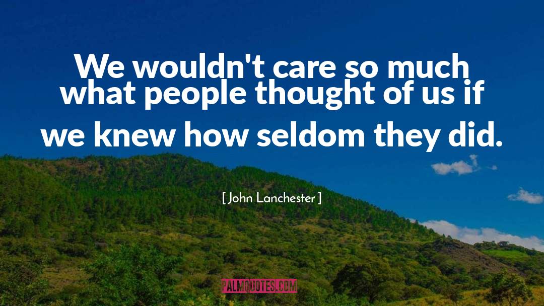 Lanchester quotes by John Lanchester