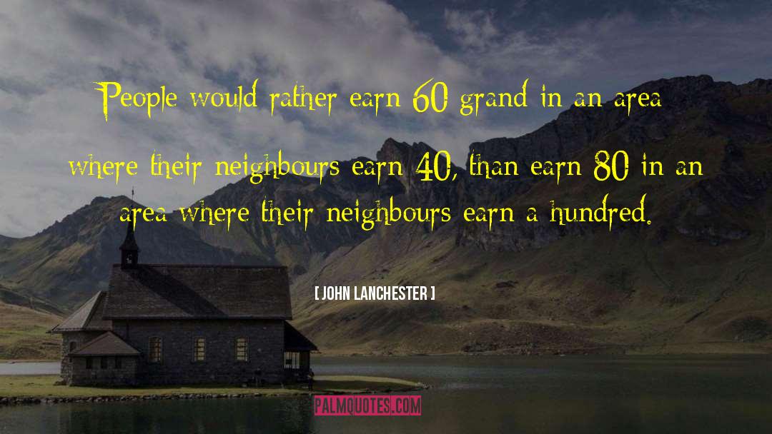 Lanchester quotes by John Lanchester