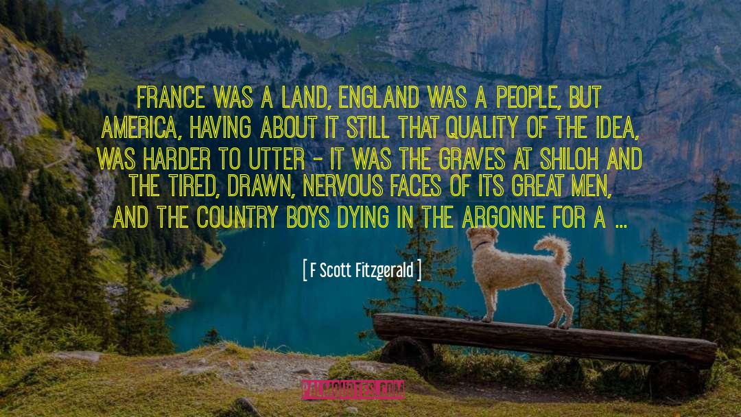 Land And Water quotes by F Scott Fitzgerald