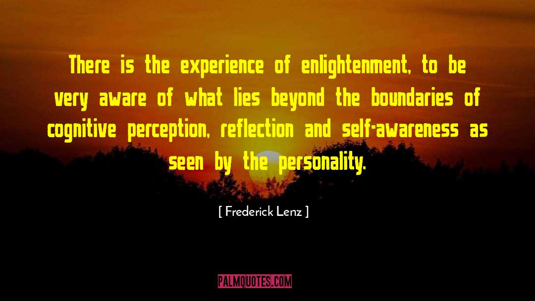 Land Boundaries quotes by Frederick Lenz