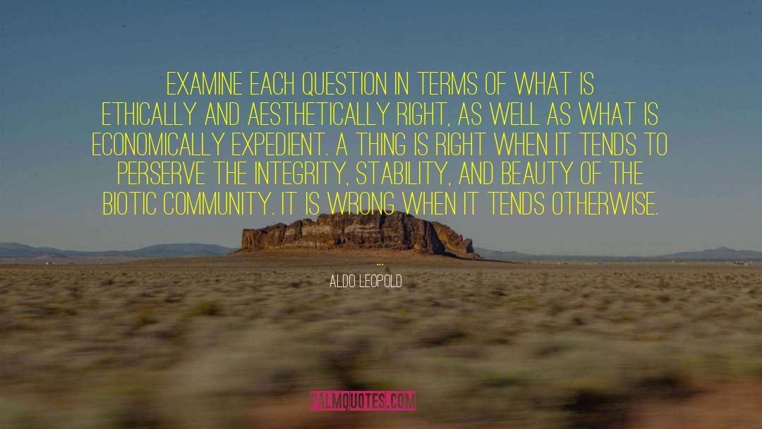 Land Conservation quotes by Aldo Leopold