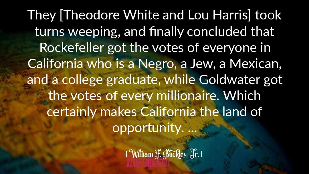 Land Of Opportunity quotes by William F. Buckley, Jr.