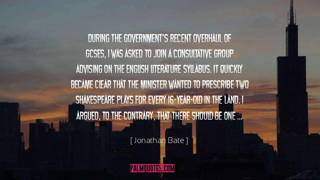 Land Reform In Zimbabwe quotes by Jonathan Bate
