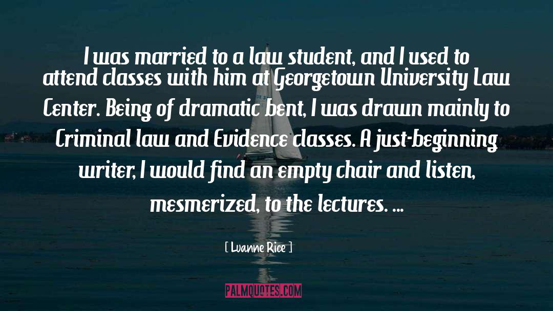 Lander University quotes by Luanne Rice