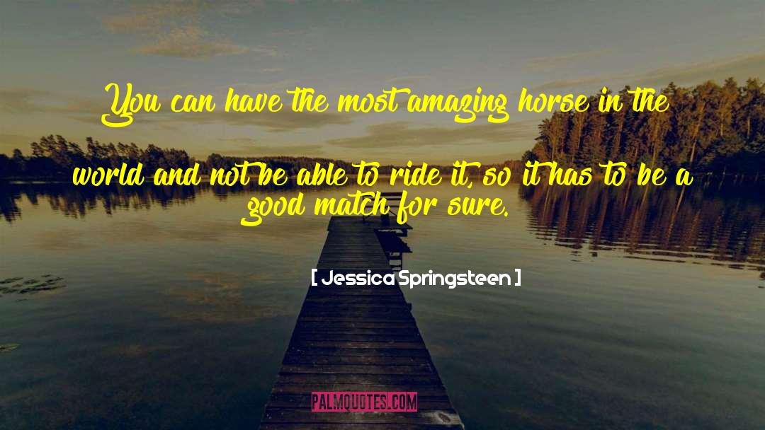 Landeskog Horse quotes by Jessica Springsteen