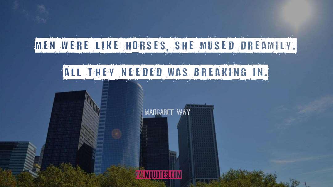 Landeskog Horse quotes by Margaret Way