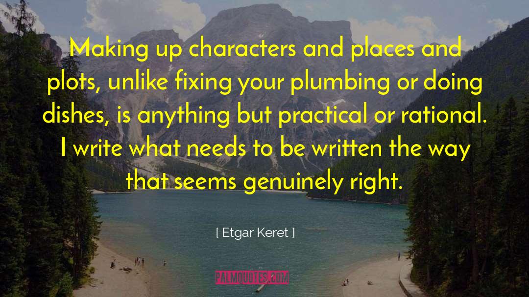 Landgraf Plumbing quotes by Etgar Keret