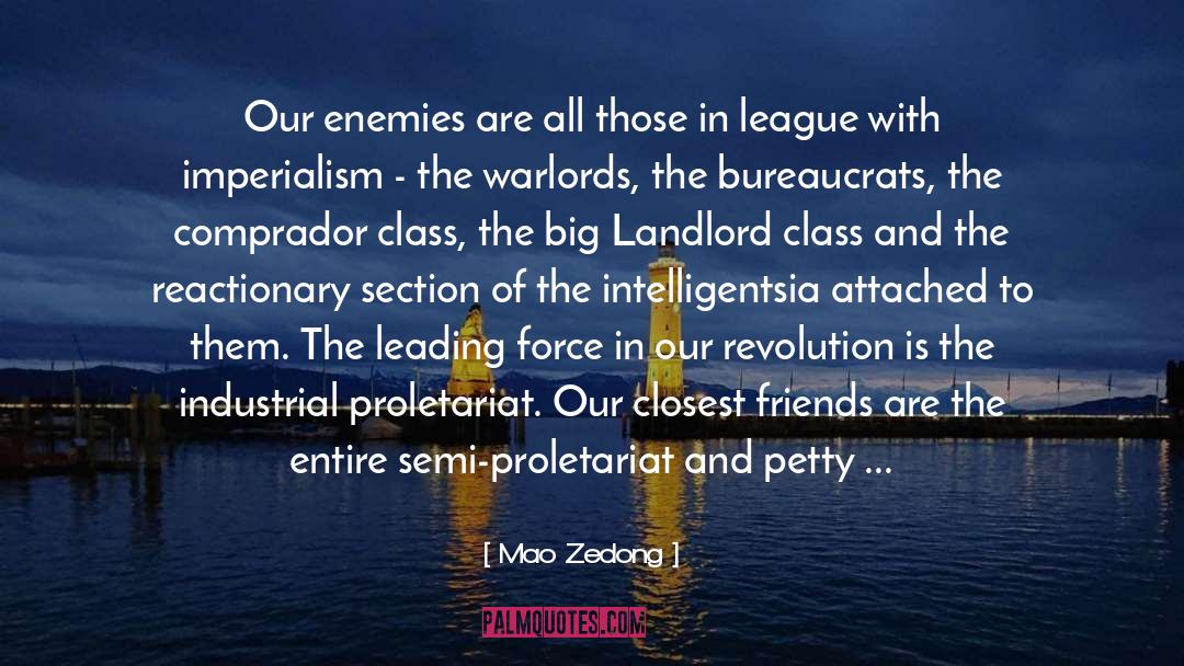 Landlord quotes by Mao Zedong