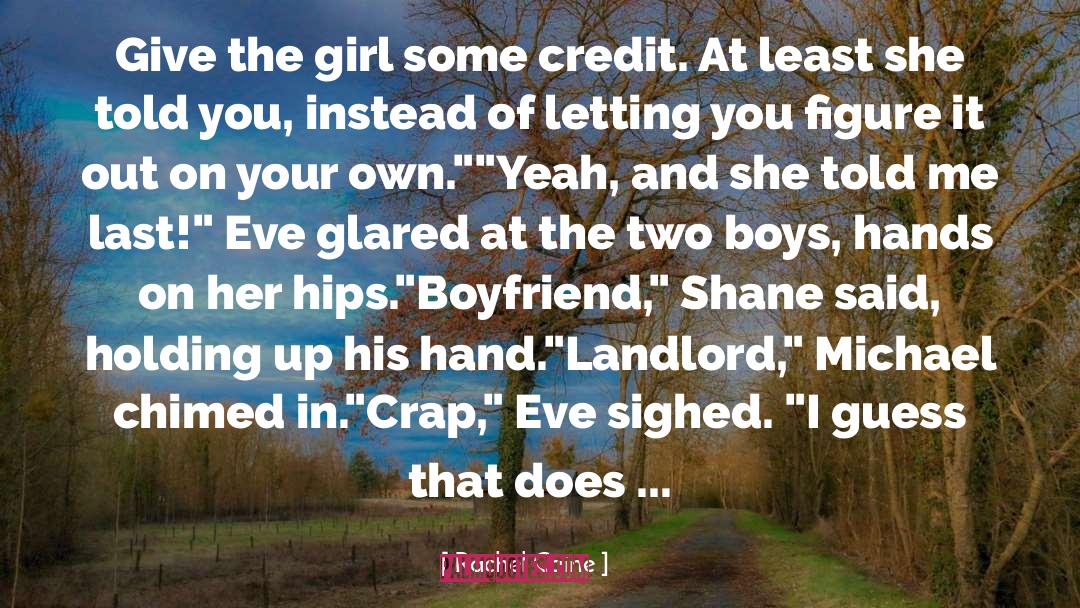 Landlord quotes by Rachel Caine