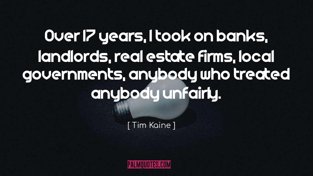 Landlords quotes by Tim Kaine