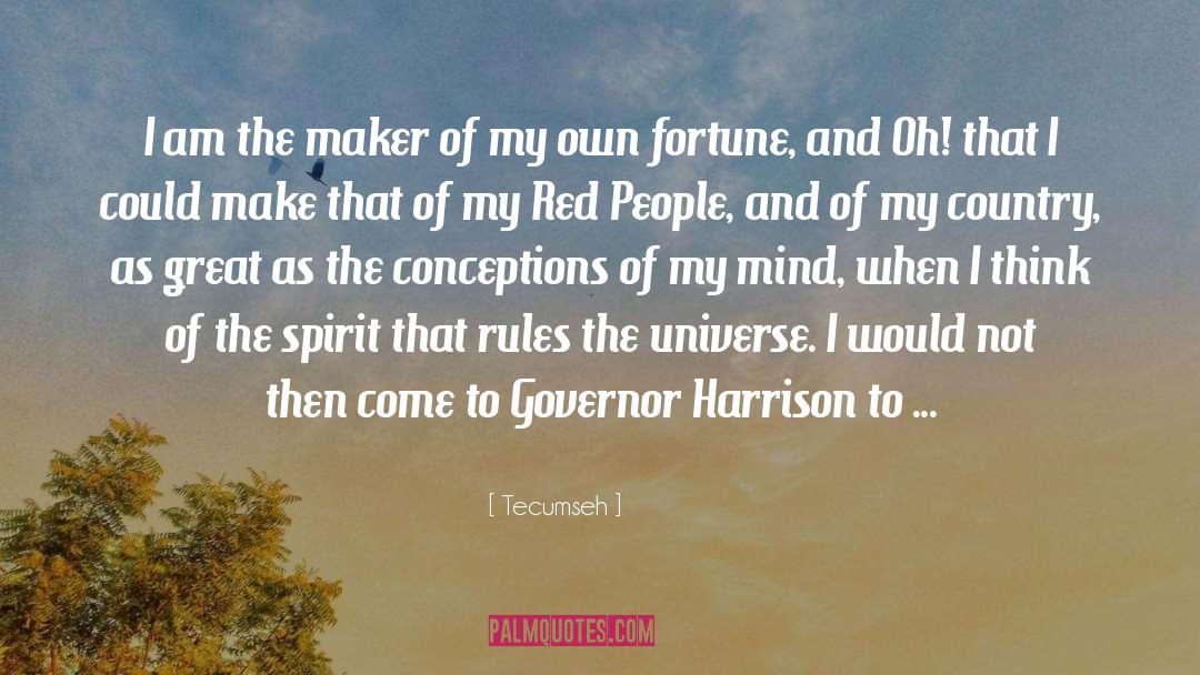 Landmark quotes by Tecumseh