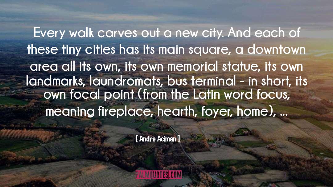 Landmarks quotes by Andre Aciman