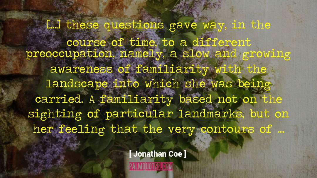 Landmarks quotes by Jonathan Coe