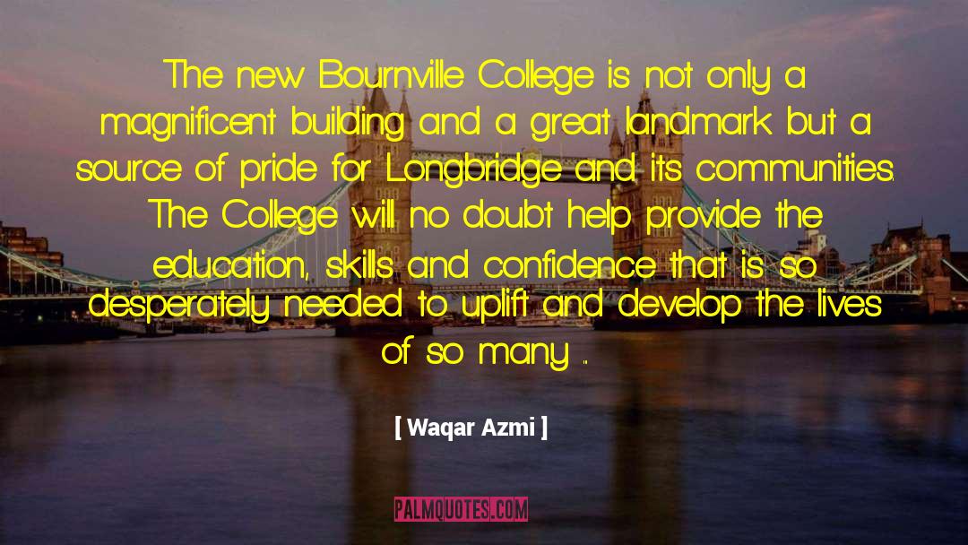 Landmarks quotes by Waqar Azmi