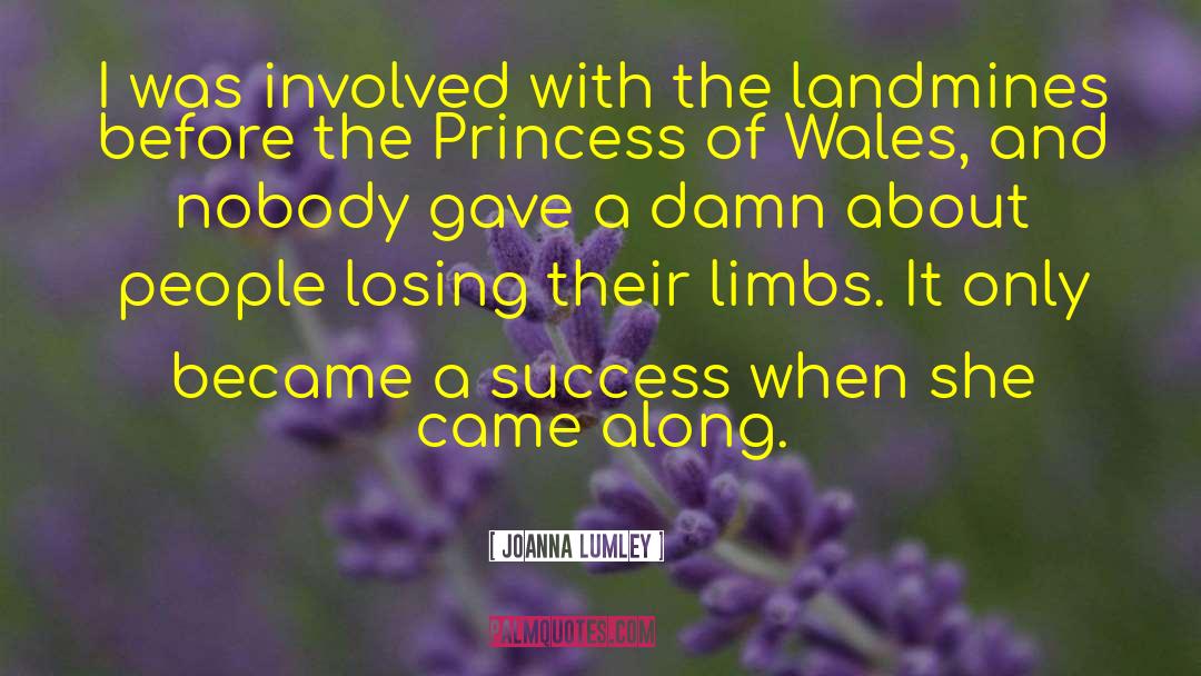 Landmines quotes by Joanna Lumley