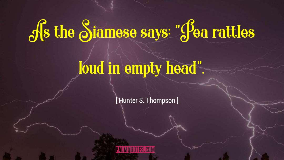 Landon S Letter quotes by Hunter S. Thompson