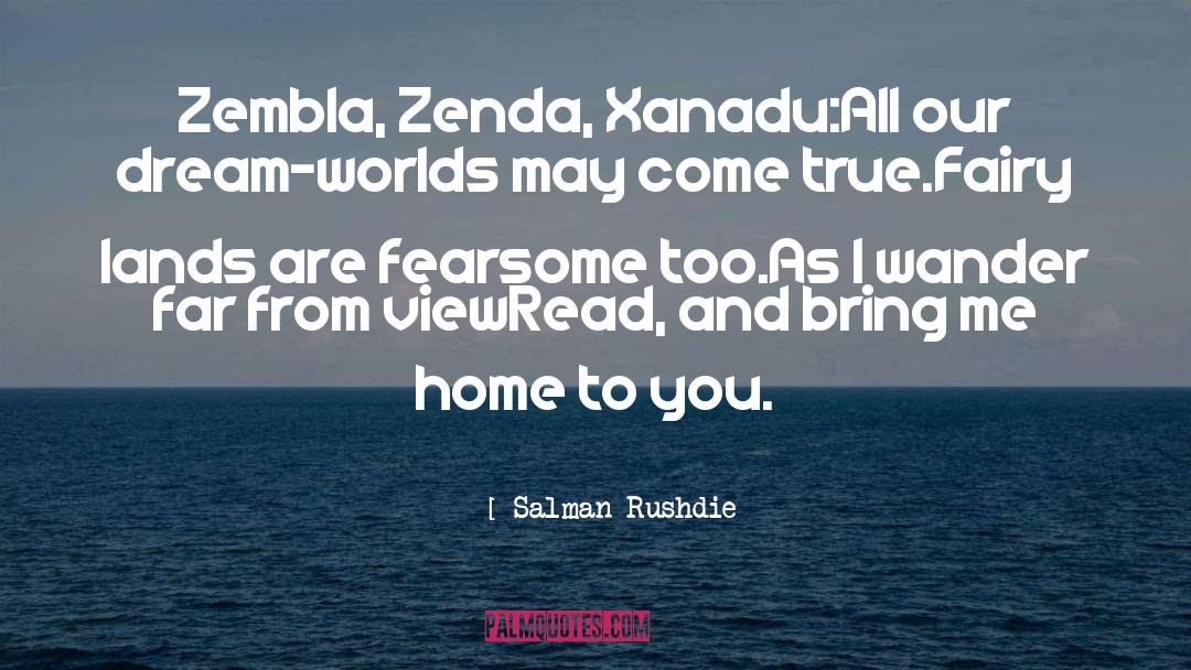 Lands quotes by Salman Rushdie