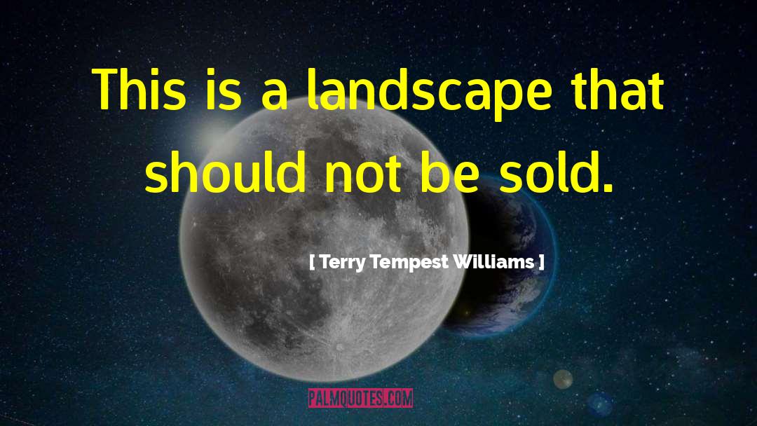 Landscape Mathematician quotes by Terry Tempest Williams
