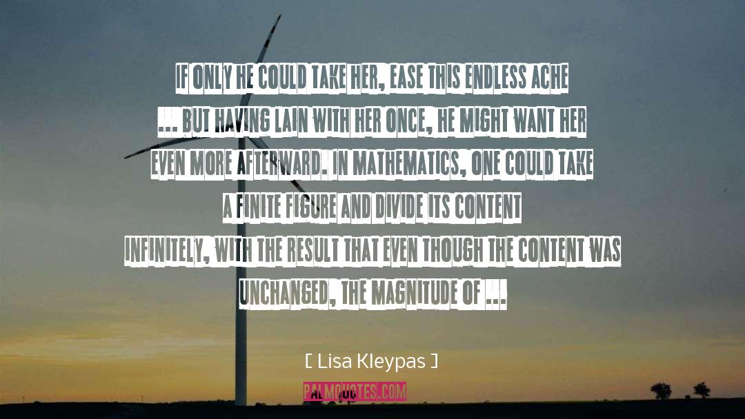 Landscape Mathematics quotes by Lisa Kleypas